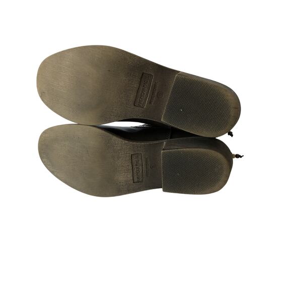 Womens American Rag Western Style Ankle Boot with Beaded Zip Back Brown 8M - Picture 7 of 11